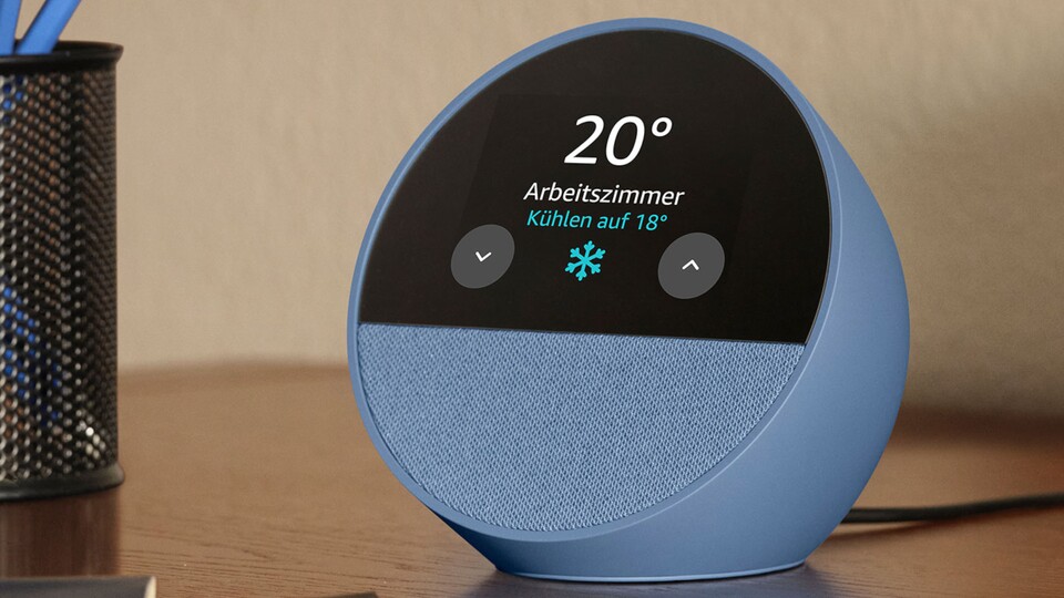 Mit dem Amazon Echo Spot könnt ihr euer Smart Home nicht nur mit Alexa steuern, sondern auch Einstellungen über das Touch-Display vornehmen.