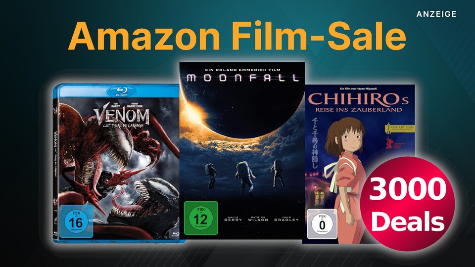 Bei Amazon läuft ein riesiger Sale mit gut 3000 Filmen auf DVD und Blu-ray.