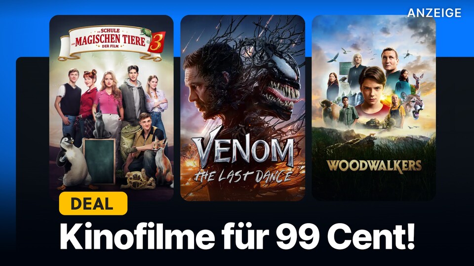 Kinofilme aus 2024 und 2025 für nur 99 Cent: Filmfans kommen bei Amazon Prime Video an diesem Wochenende wieder auf ihre Kosten.
