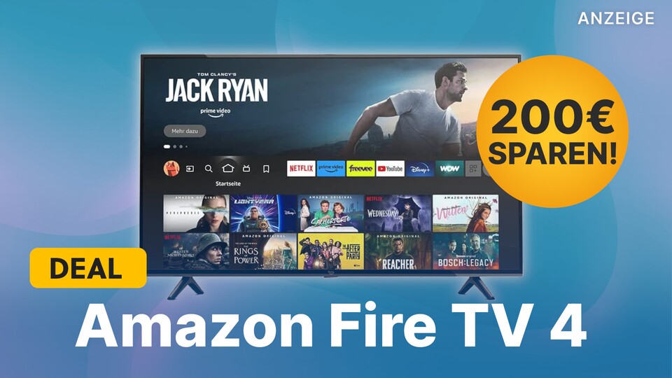 Durch die Juni-Angebote könnt ihr jetzt die neue Amazon Fire TV 4-Serie günstig abstauben.