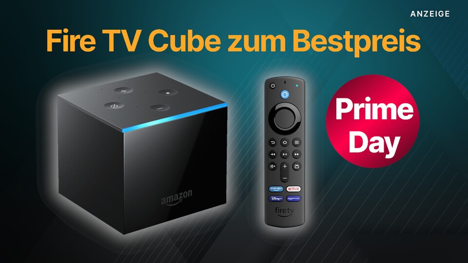Den Fire TV Cube gibt es schon seit Freitag in den Vorab-Angeboten zum Amazon Prime Day günstiger.