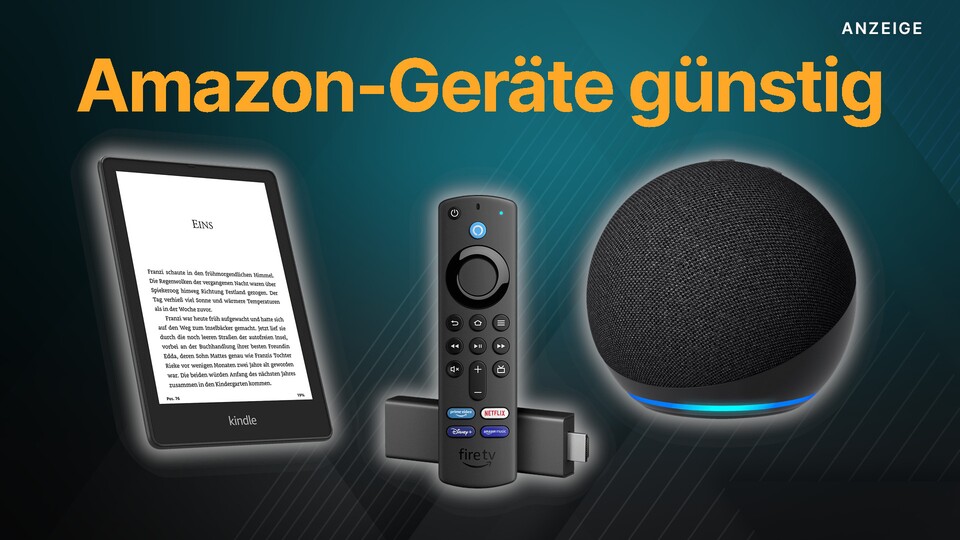 In den Amazon Frühlingsangeboten gibt es hauseigene Geräte wie Fire TV Sticks und den Echo Dot günstig.
