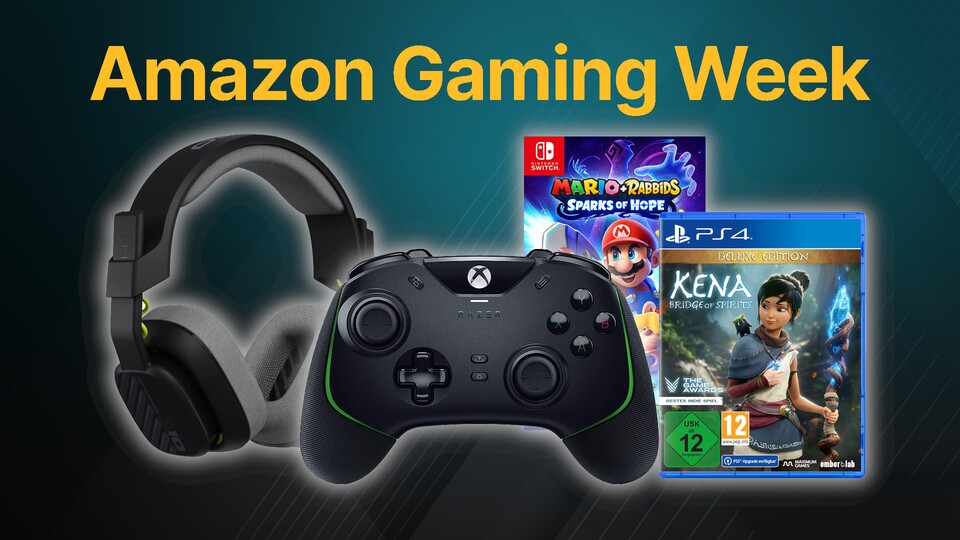 Nur noch bis Sonntag könnt ihr in der Amazon Gaming Week Spiele und Gaming-Hardware günstig abstauben.