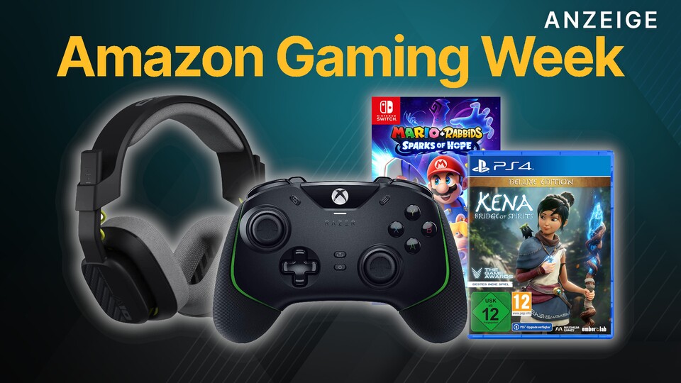 Amazon hat die Gaming Week 2023 mit hunderten Angeboten für PS4, PS5, Xbox und Nintendo Switch gestartet.