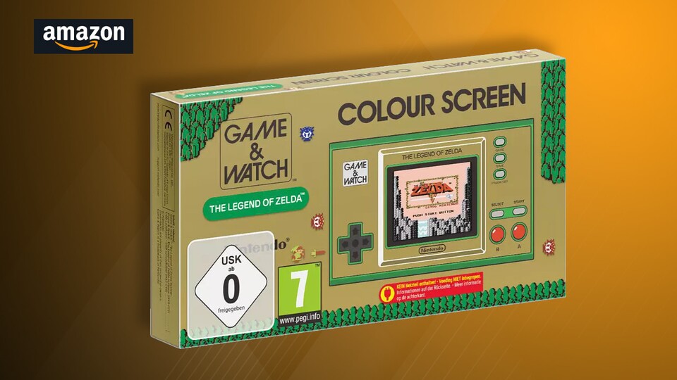 Die Game + Watch: The Legend of Zelda ist erst im November erschienen. Bei Amazon bekommt ihr die Retro-Konsole jetzt günstiger.