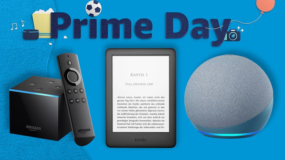 Amazon Prime Day EchoLautsprecher, Kindle und mehr im Angebot