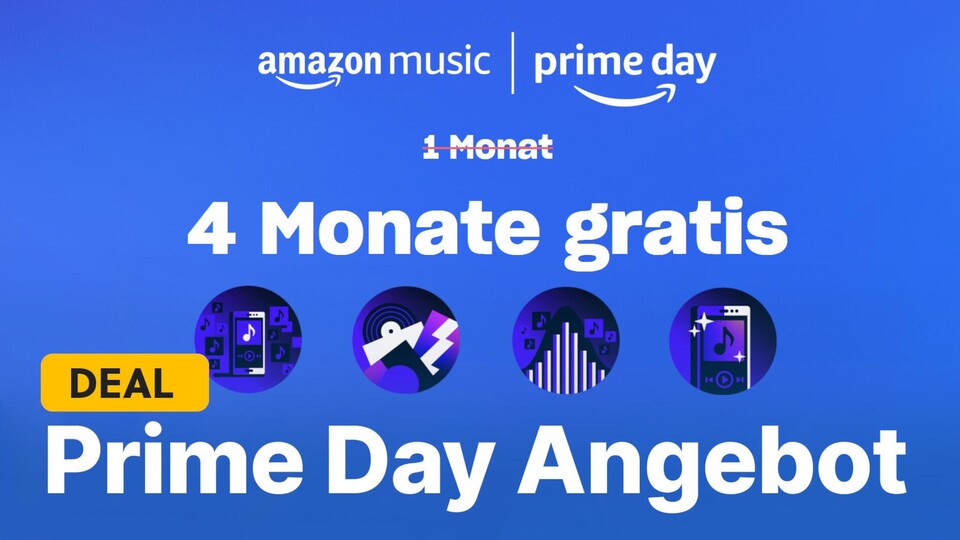 Mit Amazon Music Unlimited könnt ihr jetzt vier Monate kostenlos über 100 Millionen Songs in HD-Qualität hören.