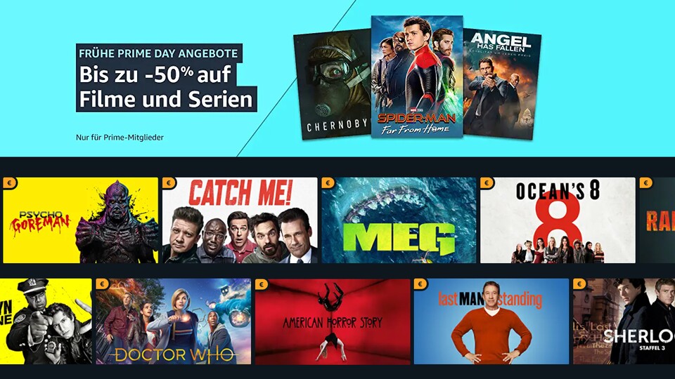 Amazon Fruhe Prime Day Angebote Bis Zu 50 Auf Filme Und Serien