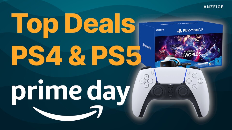 Im Amazon Prime Day gibt es neben vielen weiteren Angeboten natürlich auch gute Deals für PS4 + PS5.