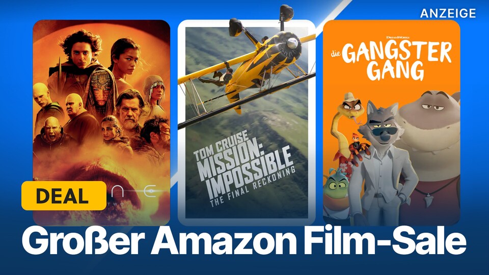 Frühe Prime Day-Angebote: Bei Amazon gibts jetzt hunderte Kino-Blockbuster im Angebot.