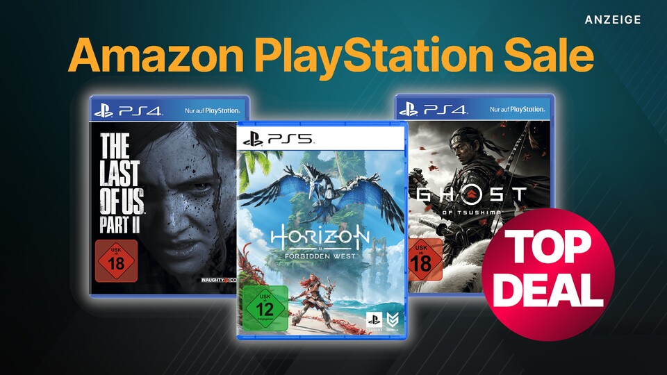 Bei Amazon läuft gerade ein PlayStation Sale, in dem ihr Hits für PS4 und PS5 im Angebot bekommt.