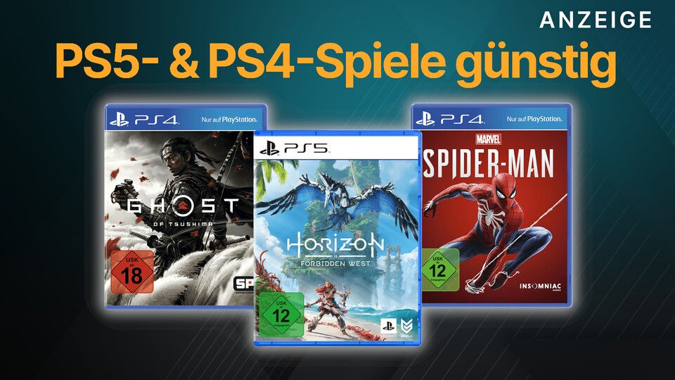 PS5- & PS4-Spiele im Angebot: Hits wie Spider-Man & Horizon