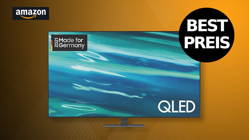 Den 4K-Fernseher Samsung QLED Q80A in der Größe 65 Zoll bekommt ihr bei Amazon gerade zum bislang günstigsten Preis.