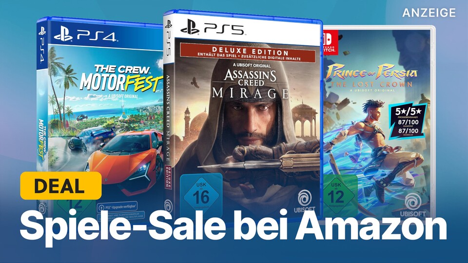 Bei Amazon könnt ihr euch gerade einige der neuesten Ubisoft-Spiele aus diesem und dem letzten Jahr günstig sichern.