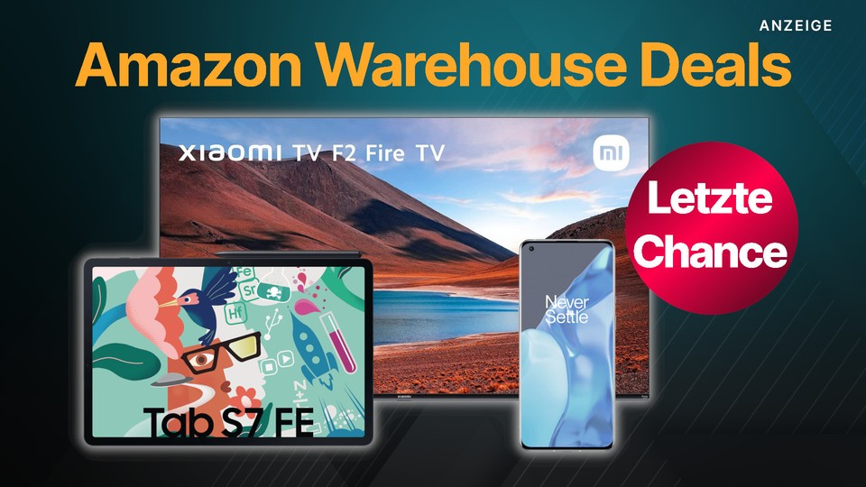 Bis Sonntag könnt ihr bei einer großen Auswahl an günstigen Amazon Warehouse Deals zusätzlich sparen.