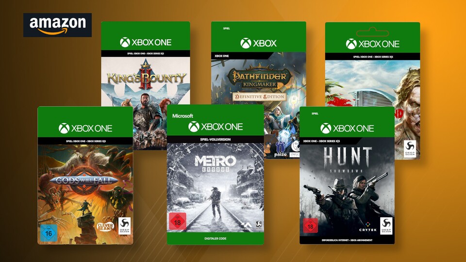 Bei Amazon gibt es gerade Xbox-Spiele aus Download-Code im Angebot.