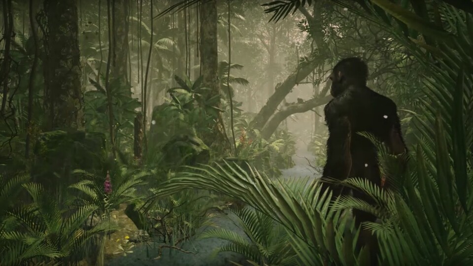 Die Affen rasen durch den Wald, der eine macht den anderen kalt: Ancestors dreht sich unter anderem um die Entstehung der Menschheit.