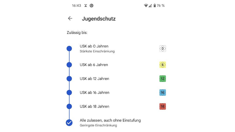 Welche INhalte ihr freigeben wollt, könnt ihr frei festlegen.