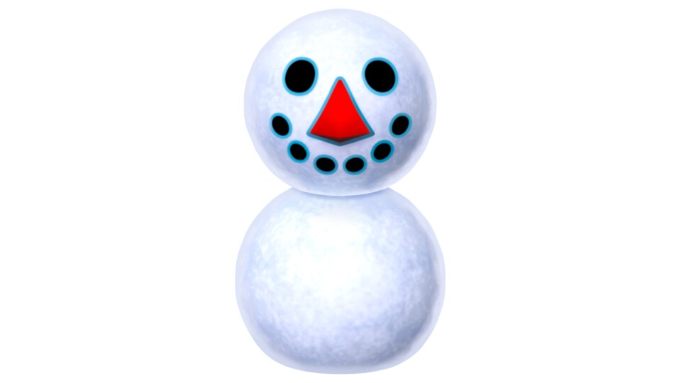 Im Dezember wartet dieser lustige Schneemann auf euch.