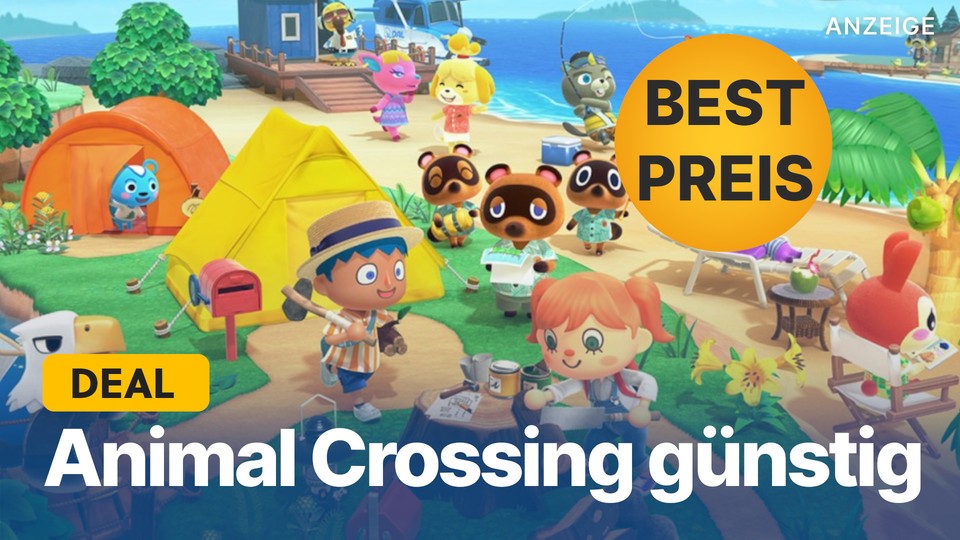 Mit Animal Crossing: New Horizons könnt ihr euch jetzt einen der größten Switch-Hits überhaupt günstig sichern.