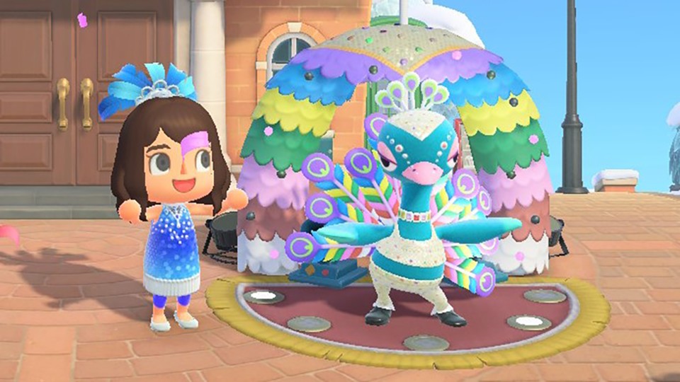 In Animal Crossing wird am 12. Februar 2024 Karneval gefeiert.