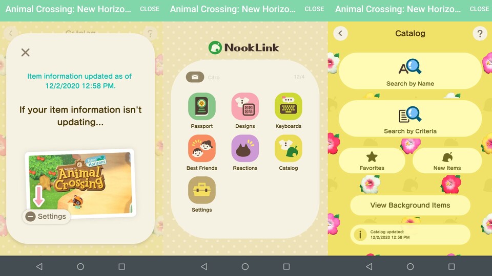 Der neue Katalog bietet uns eine bessere Übersicht über alle Gegenstände in Animal Crossing: New Horizons.