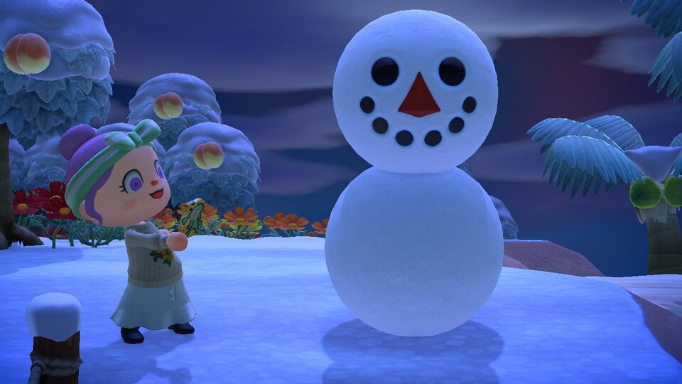 Animal Crossing: New Horizons erstrahlt immer noch in winterlichem Glanz, aber nicht mehr lange.