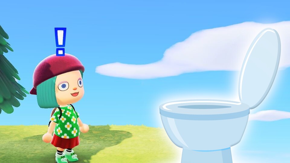 In Animal Crossing: New Horizons gibt es voll funktionsfähige Toiletten.