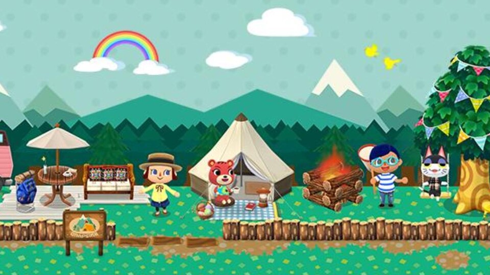 Mit Animal Crossing: Pocket Camp habt ihr Tom Nook und seine Freunde immer dabei - auch ohne Switch