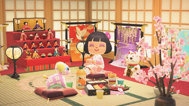 Das Animal Crossing-Update dreht sich auch ums Hina-Matsuri Festival.