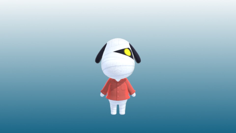 Das ist Viktor aus den Animal-Crossing-Spielen. Im Englischen ist er als Lucky bekannt.