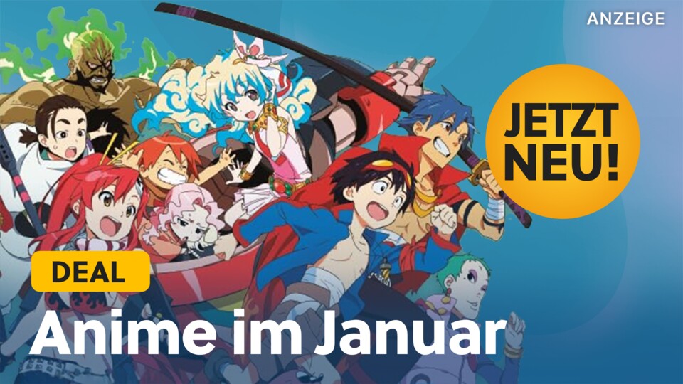 Mit Gurren Lagann würdet ihr euch auf jeden Fall einen gewaltigen Spaß entgehen lassen!