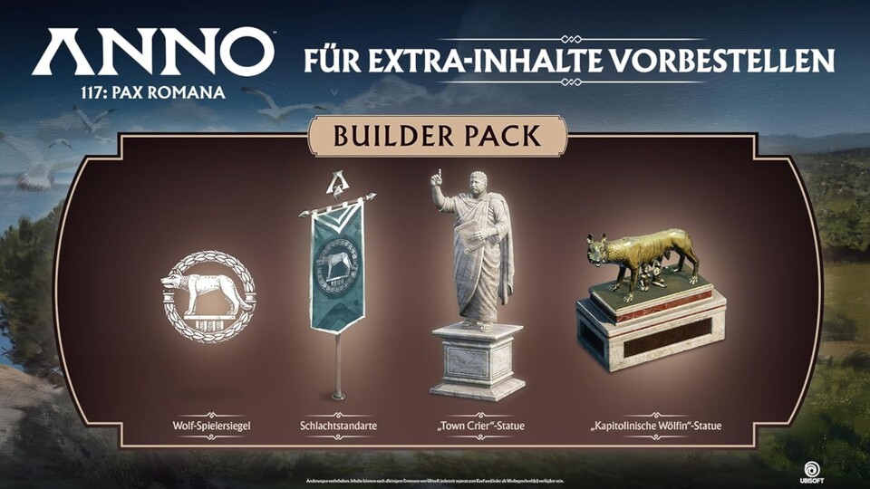 Hier die Vorbesteller-Boni von Anno 117 im Überblick.