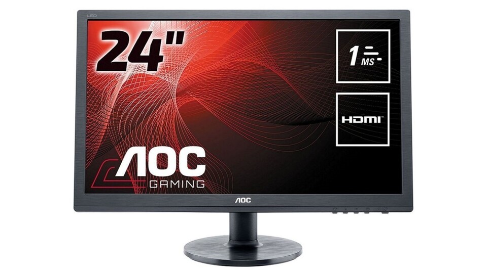 Mit dem AOC E2460SH bietet Amazon einen preiswerten Gaming-Monitor an, der sich auch als Bildquelle für Konsolen eignet.