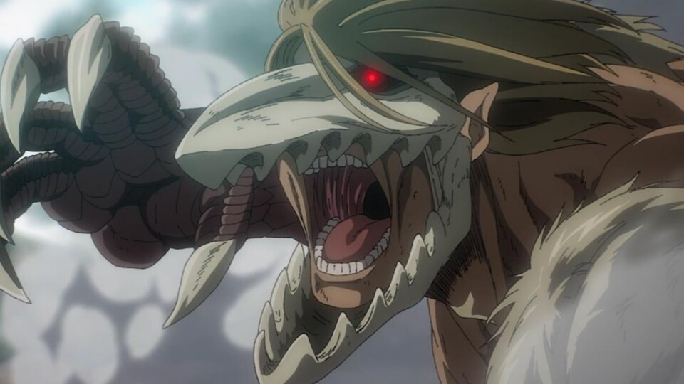Falco kann als Keifertitan sogar fliegen. (© Hajime Isayama, Kodansha MAPPA)