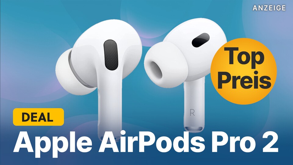 High-End-Kopfhörer zum Schnäppchenpreis: Die Apple AirPods Pro 2 gibts jetzt bei Amazon im Angebot.