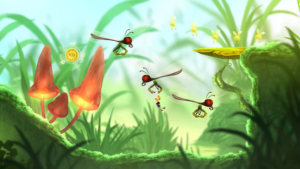 Apple Arcade: In Rayman Mini wurde Rayman auf die Größe einer Ameise geschrumpft.