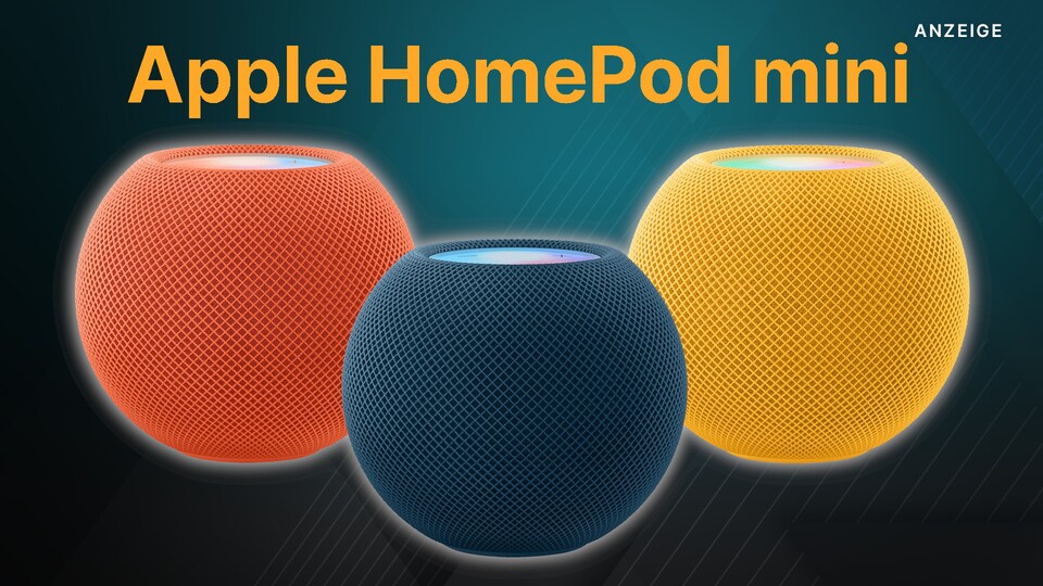 In der Apple Week bei MediaMarkt bekommt ihr unter anderem den Apple HomePod mini günstiger.