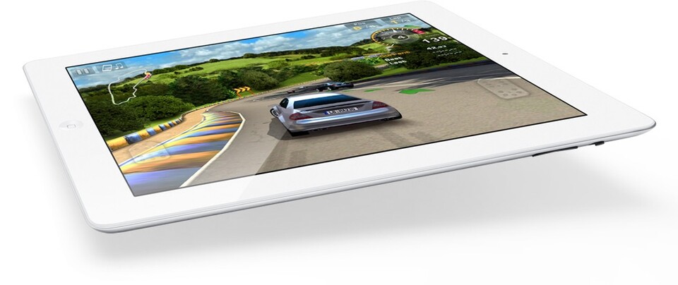 Das neue iPad gibt es auch in weiß.
