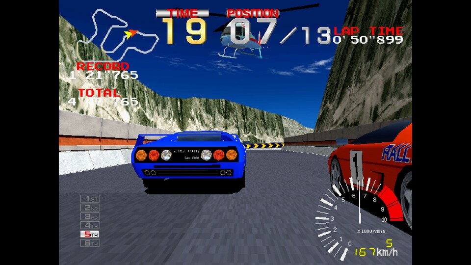 Arcade Archives 2 Ridge Racer liefert den Arcade-Rennspielklassiker mit einigen Extras.