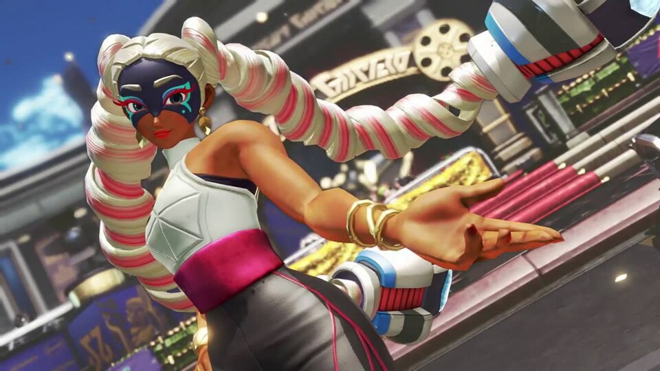 Twintelle gehört zu den beliebtesten Charakteren aus ARMS.