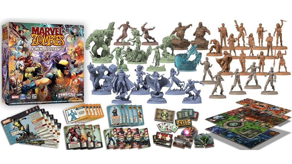 Zu den Karten gibt es auch reichlich detaillierte Figuren eurer Lieblingscharaktere – einige sind aber Zombies!