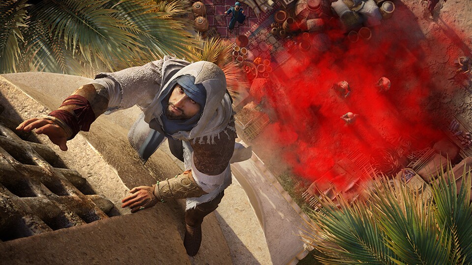 Selbst die Kluft unseres Protagonisten erinnert an echte Klassiker wie Assassins Creed 2.