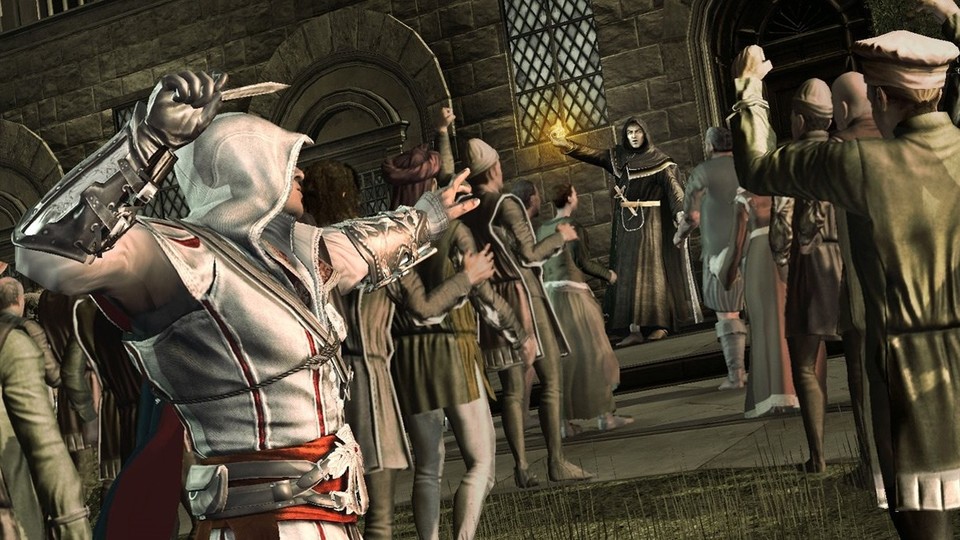 In Assassin's Creed 2 begleiten wir Ezio durch den Großteil seines Lebens - von der Geburt an.