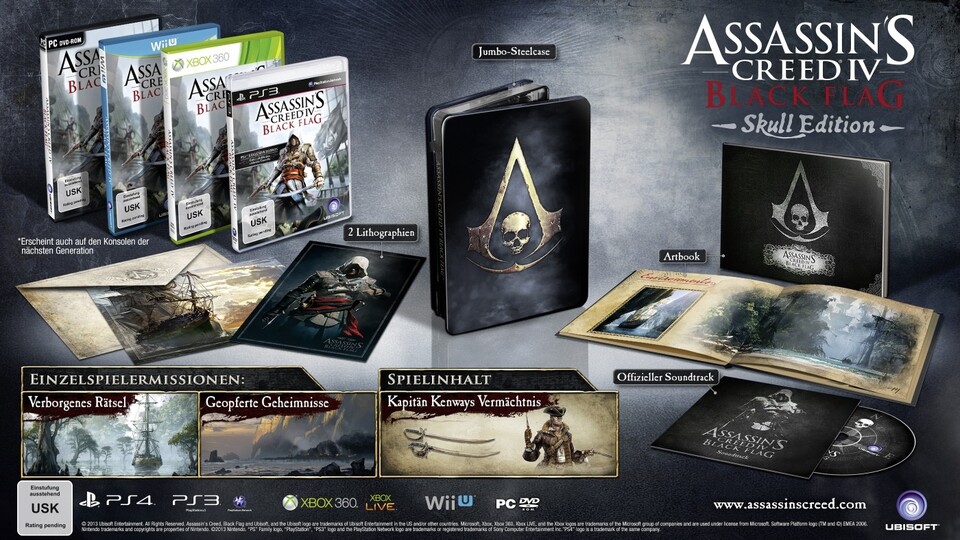 Assassin's Creed 4: Black Flag - Die Skull Edition