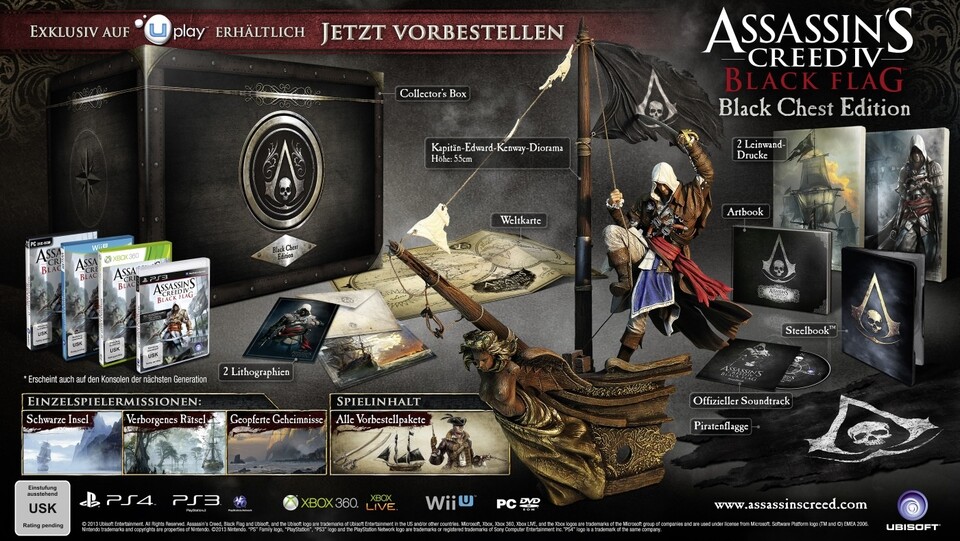 Assassin's Creed 4: Black Flag - Die Black Chest Edition