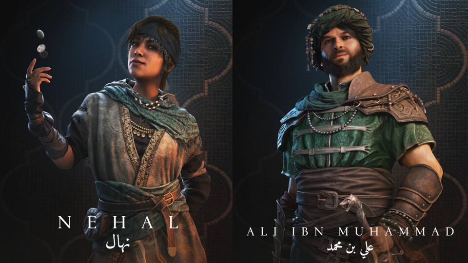 Nehal und Ali Ibn Muhammad sind zwei weitere wichtige Charaktere in AC Mirage.