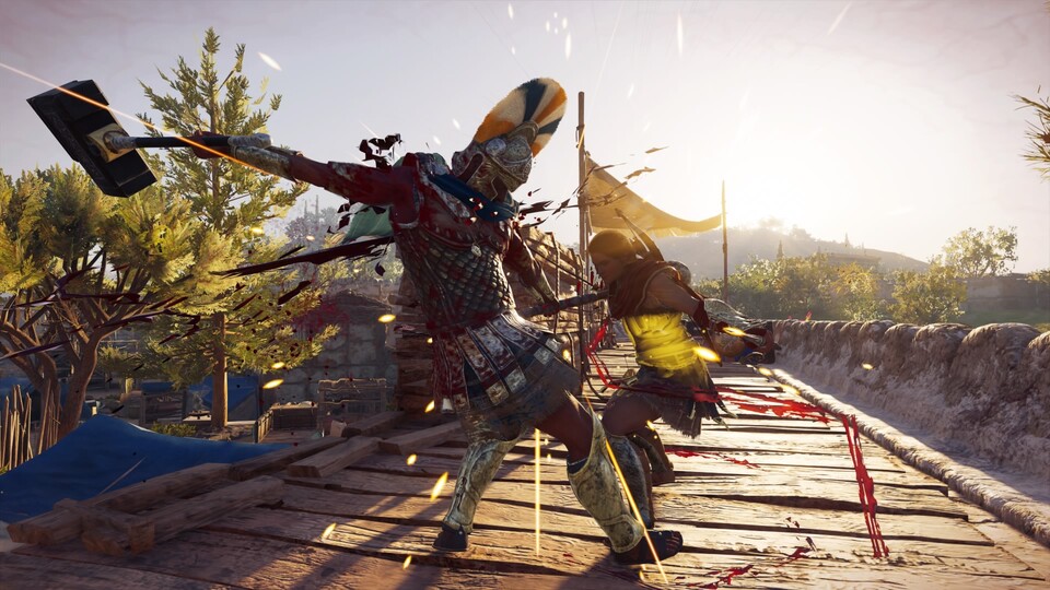In Assassin's Creed: Odyssey ist das Parieren essentiell.