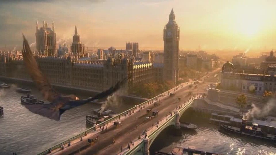 Assassin's Creed Gold spielt ca. 170 Jahre vor Syndicate. Zu dieser Zeit gab es den Westminster Palace noch nicht.