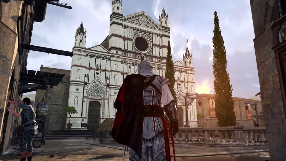 Erlebt besondere Kulissen und spannende Attraktionen hautnah als Ezio Auditore!